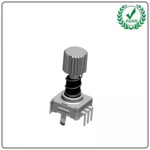 China rotary encoder with self-locking spring button switch 11mm rotary encoder arduino ec-11 supplier