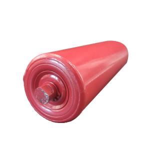 China Supply Red or Black Mining Steel Belt Conveyor Rollers for Machinery Repair Shops supplier