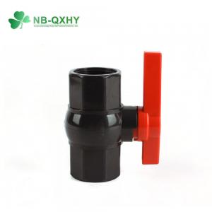 Black PVC Octagonal Flexible Ball Valve for Water Supply Competitive Market