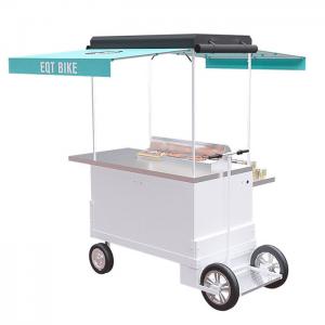 China Multi Function Bicycle Food Truck , Mobile Food Service Cart With High Load Capacity supplier