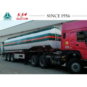 Durable Fuel Tanker Trailer 40000 Liters Capacity High Tensile Q345B Steel Material