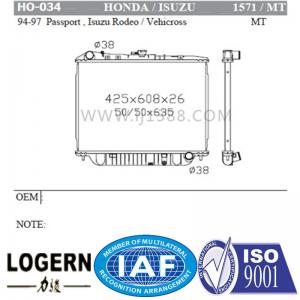 Cooling Machine HONDA Car Radiator Used In Passport / Isuzu Rodeo / Vehicross'94-97