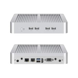 China Intel Mini PC Celeron J1900 Sin ventilador 8 GB de RAM Mini PC compacto para ayuda en el hogar supplier