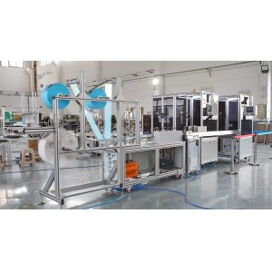 China Máscara descartável totalmente automático que faz a máquina a instalação conveniente supplier