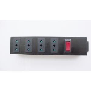China Italy/Chile 4 Outlet Mountable European Power Strip Bar With Surge Protector / On Off Switch and Connector IEC 320 Plug supplier