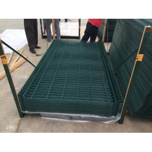 China 6 Gauge, 2-inch x 6 inches,1.8 m x 2.4 m, Three peaks curved welded wire mesh fence panel wholesale
