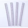 China Dia0.7mm Double Loop Binding Wire Metal Material For Notebook wholesale