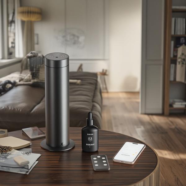 Difusor de olor de torre moderna y difusor sin agua 2024 - Silencio 360 ° de cobertura de fragancia para el salón dormitorio