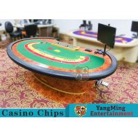 China Multi-functional Macau Galaxy Luxury Poker Table With Three Printed Table Cloths on sale