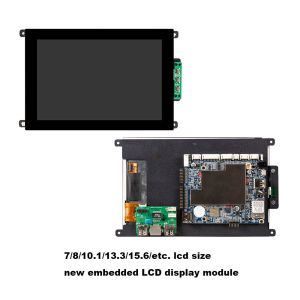 China Affichage interactif LCD tactile de 8 pouces Android Board intégré avec plusieurs interfaces réseau et Ethernet supplier