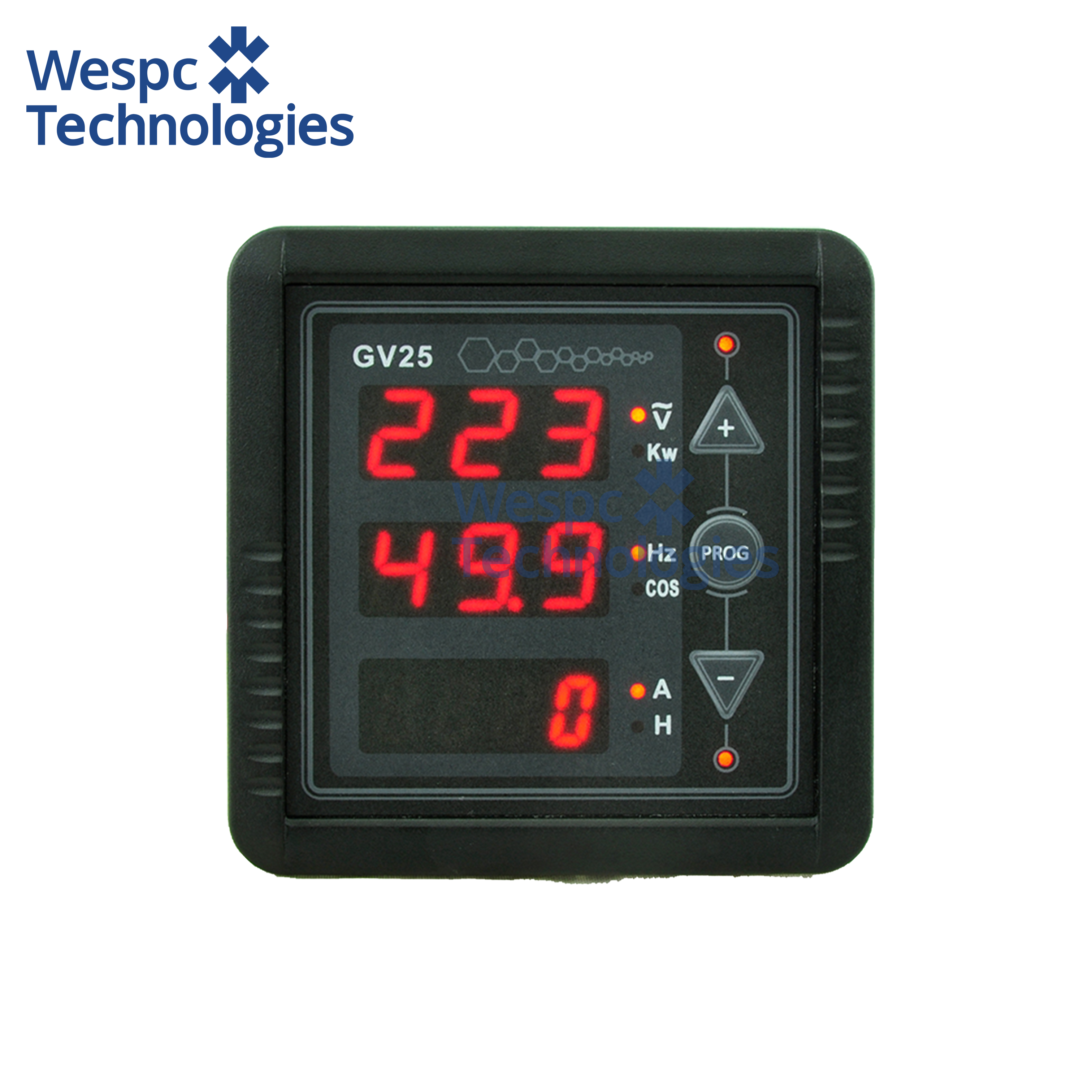 China WESPC Original GV25 MKII Generator Digital Meter Voltage Current Tester Panel  supplier