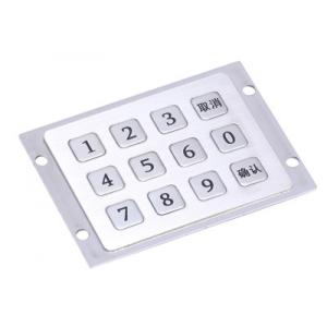 Stainless Numeric Metal Keypad With Serial Port Vending Machine Keypad With USB Interfac