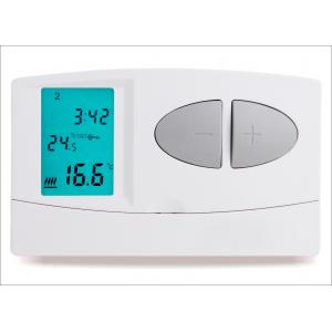 China Wall Mount 7 Day Programmable Thermostat Battery Operated For HVAC System supplier