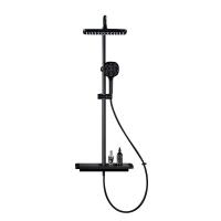 China Black Ss 304 Water Saving Shower Head Hot Cold Mixer Contemporary on sale