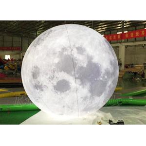 China Giant Inflatable Advertising Moon Model Large Planets Globe Balloon Led For Decoration supplier