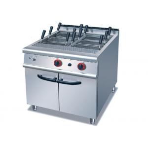 380V Commercial Pasta Cooker 12kw Noodle Cooking Machine With Round / Square Basket