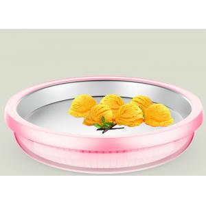 China Food Grade Instant Ice Cream Roll Tray Power Free Fried Ice Cream Maker supplier