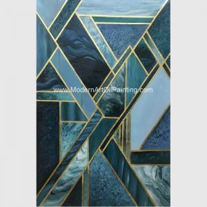 China Contemporary Geometric Abstract Art Paintings For Star Hotels Decoration supplier