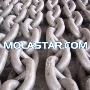 China Molastar Marine Drop Forged Steel Ship Anchor Chain For  Floating Dock supplier