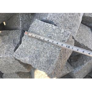 China Grey White Granite Paving Stones , Custom Surface Patio / Garden Stepping Stones supplier