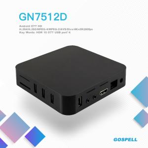 China 4K Android OTT TV Box Amlogic S905W Smart TV Box Netflix Media 2.4G/5g Dual WIFI supplier