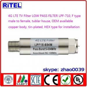 China 4G LTE TV FILTER LOW PASS FILTER LPF-790 For 4G Interference, TV signal purifier supplier