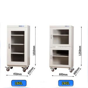 Moisture Proof 240L Electronic Dry Cabinet for camera lenses 3 Adjustable Shelves​