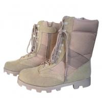 China OEM ODM Canvas Steel Toe Combat Tactical Boots For Desert on sale