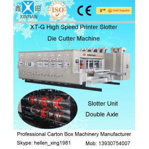Automated Digital Control Carton Box Packaging Machine XT-G With Stacker Equipment