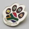 Personalized bear palm print badges custom made, painted metal brooch, antique medallion custom, zinc alloy badge