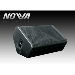 China 12 Plywood Cabinet Nightclub Speaker Systems 93dB With Black Paint supplier