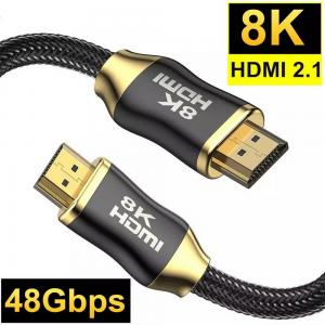 China HDMI 2.1 8K HDMI Audio Video Cable signal male to male 48gbps v2.1 8k hdmi cable supplier