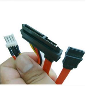 China SATA22P to SATA7P + 4p CD-ROM DVD-ROM Cable , 3.5 inch HDD Power Line 4P/7Pin Data Power Wire Power Supply SATA Cable supplier
