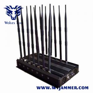 14 Antennas WiFi Mobile Phone Signal Jammer 50 Meters