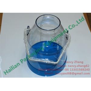 China Transparent Clear Bucket Milking Machine Parts Large Container For Milk Collecting supplier
