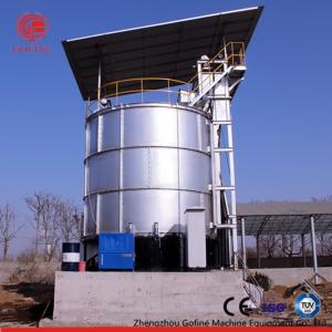 China 7000mm Height Compost Fertilizer Production , Organic Fertilizer Fermentation Tank supplier