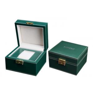China Empty Wooden PU Leather Watch Box MDF Wrapped Velvet Inside 295 X 85 X 40mm supplier