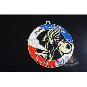 China Pegasus Marathon 5K 10k Mini Custom Metal Racing Medals Bespoke Design wholesale