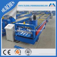 China Hydraulic Roofing Sheet Roll Forming Machine , Sheet Metal Roll Former Machinery on sale