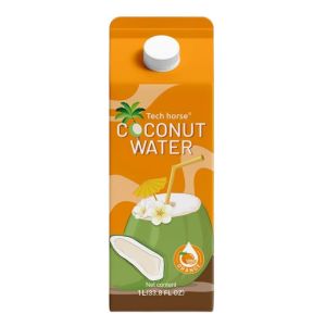 China Étiquette privée Remplissage à l'eau de coco Tetra Pak Boisson Remplissage 1000 ml OEM 33.8FL OZ supplier