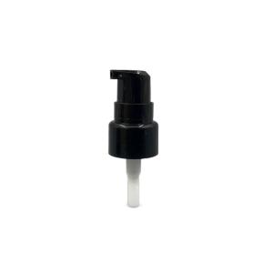 China Os PP enegrecem o fechamento 304H 0.2ML/T liso de creme do distribuidor 20/410 da bomba com o tampão claro completo supplier