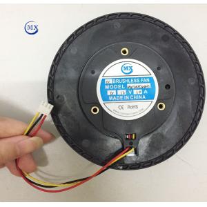China Ball Bearing Centrifugal Air Blower Fan For Air Purifier Black Color 3000rpm Speed supplier