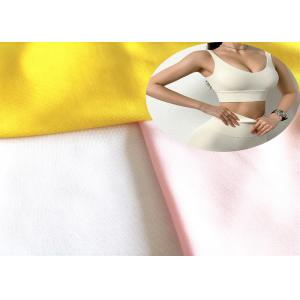 Customized High Stretch Interlock Polyester Spandex Knitted Fabric For Yoga Bra / Pants