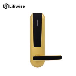 Residential Keyless Front Door Lock , Fingerprint Reader Hotel Style Door Lock