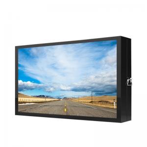 Anti Glare Glass IP65 Digital Advertising Signage Outdoor Wall Mounted