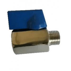 China 1/2 - 2  Ball Stainless Steel  Valve Male and Female Blue Handle CE and ISO Certificate supplier