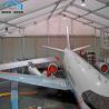 China Customized Temporary Warehouse Marquee , Military Aircraft Hangar Tent wholesale