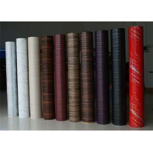 China High Gloss Pvc Furniture Foil Roll Cabinet Door Foil 0.12-0.25mm supplier