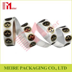 Small round shaped sticker printing in roll for cake packaging design