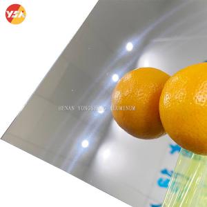 China Silver Colored Clear Mirror Aluminum Sheet Coil 0.2mm 6.0mm 3mm To 3000mm Width supplier